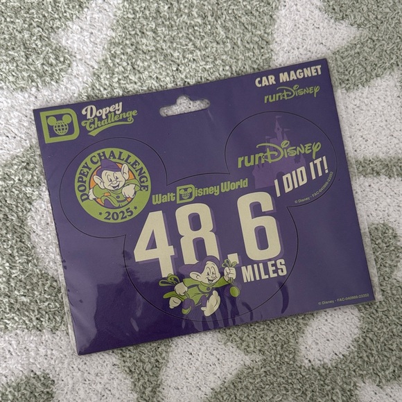 Disney Other - Walt Disney World Dopey Challenge Car Magnet